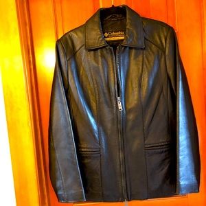 Black Leather Coat